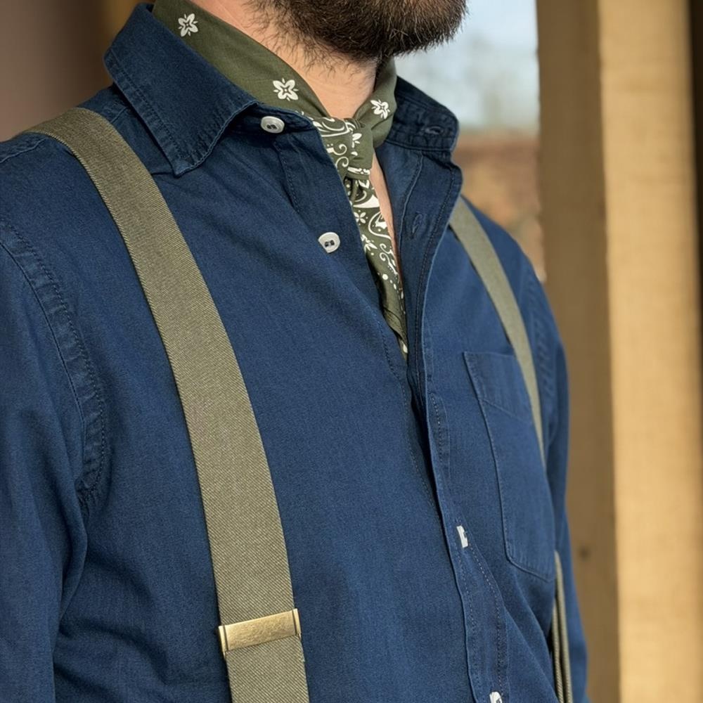 WORK bandana olive green - 1