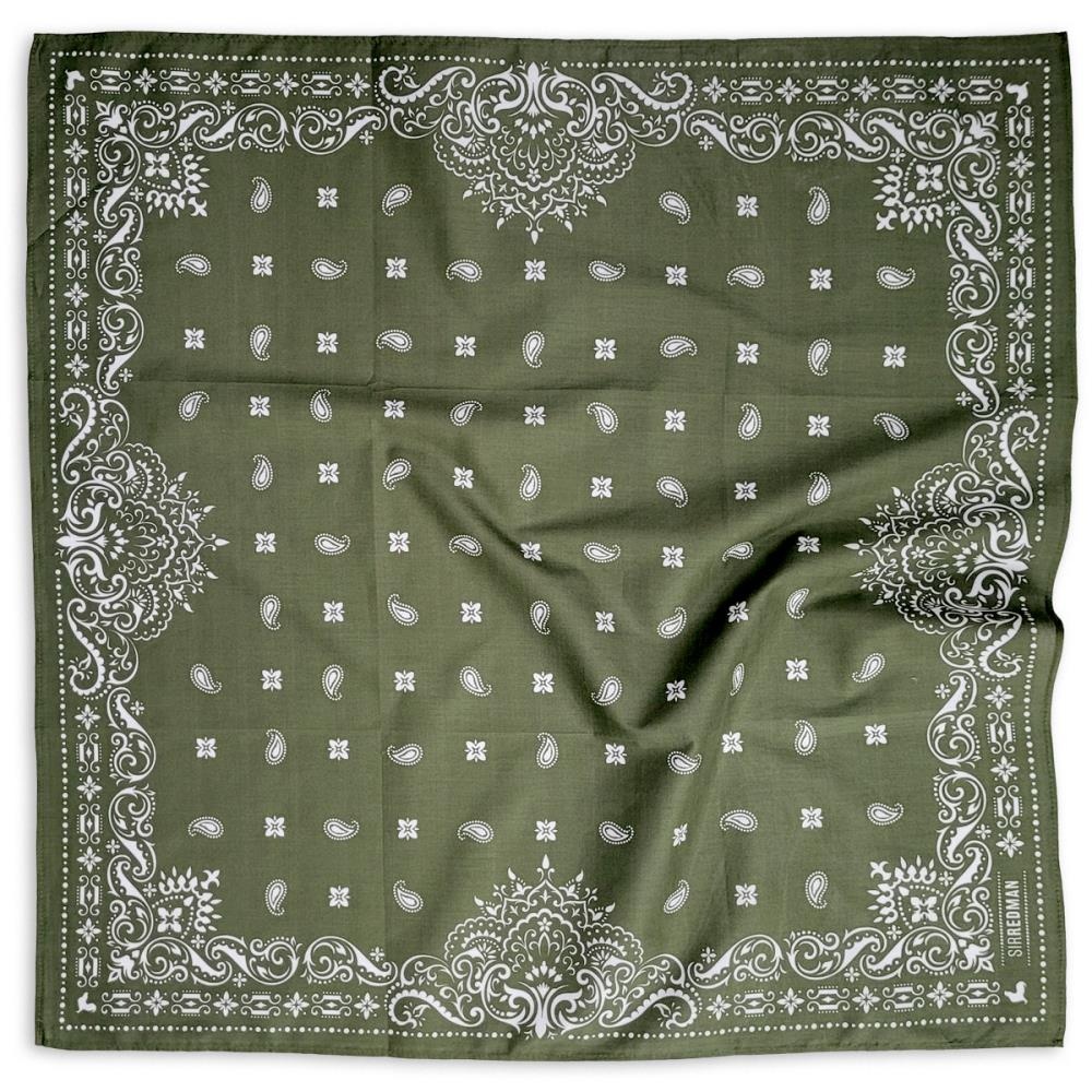 WORK bandana olive green - 4