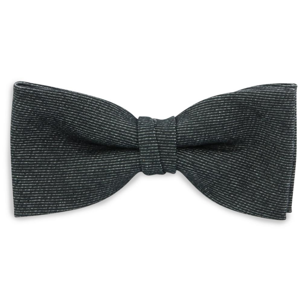 WORK bow tie black denim - 1