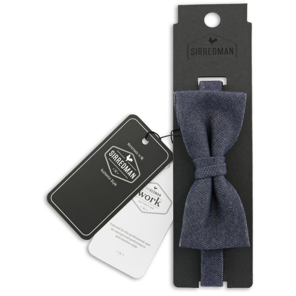 WORK bow tie blue denim - 4