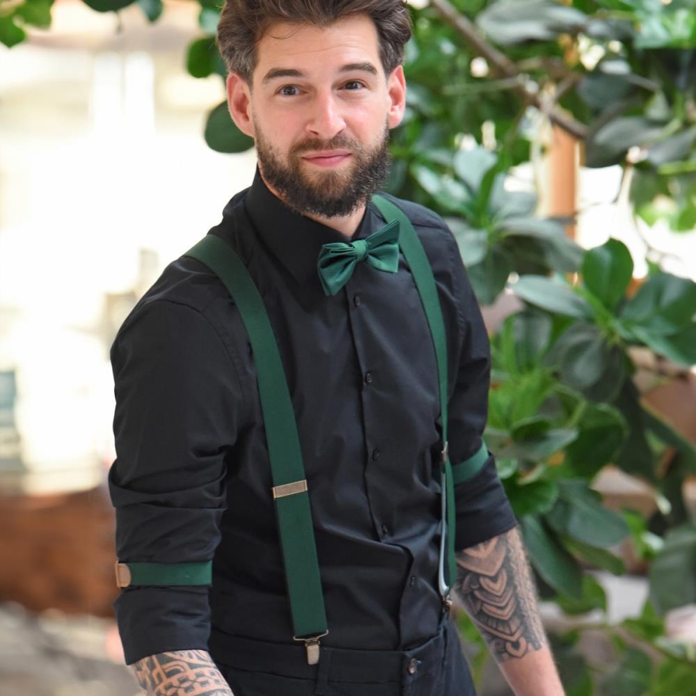 WORK bow tie bottle green - 2