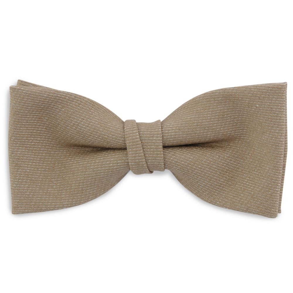 WORK bow tie denim taupe - 1