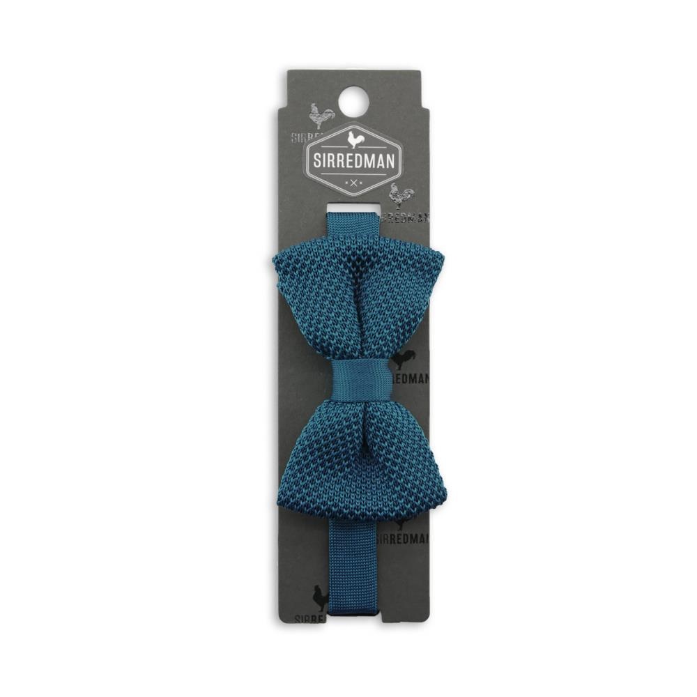 WORK knitted bow tie petrol - 3