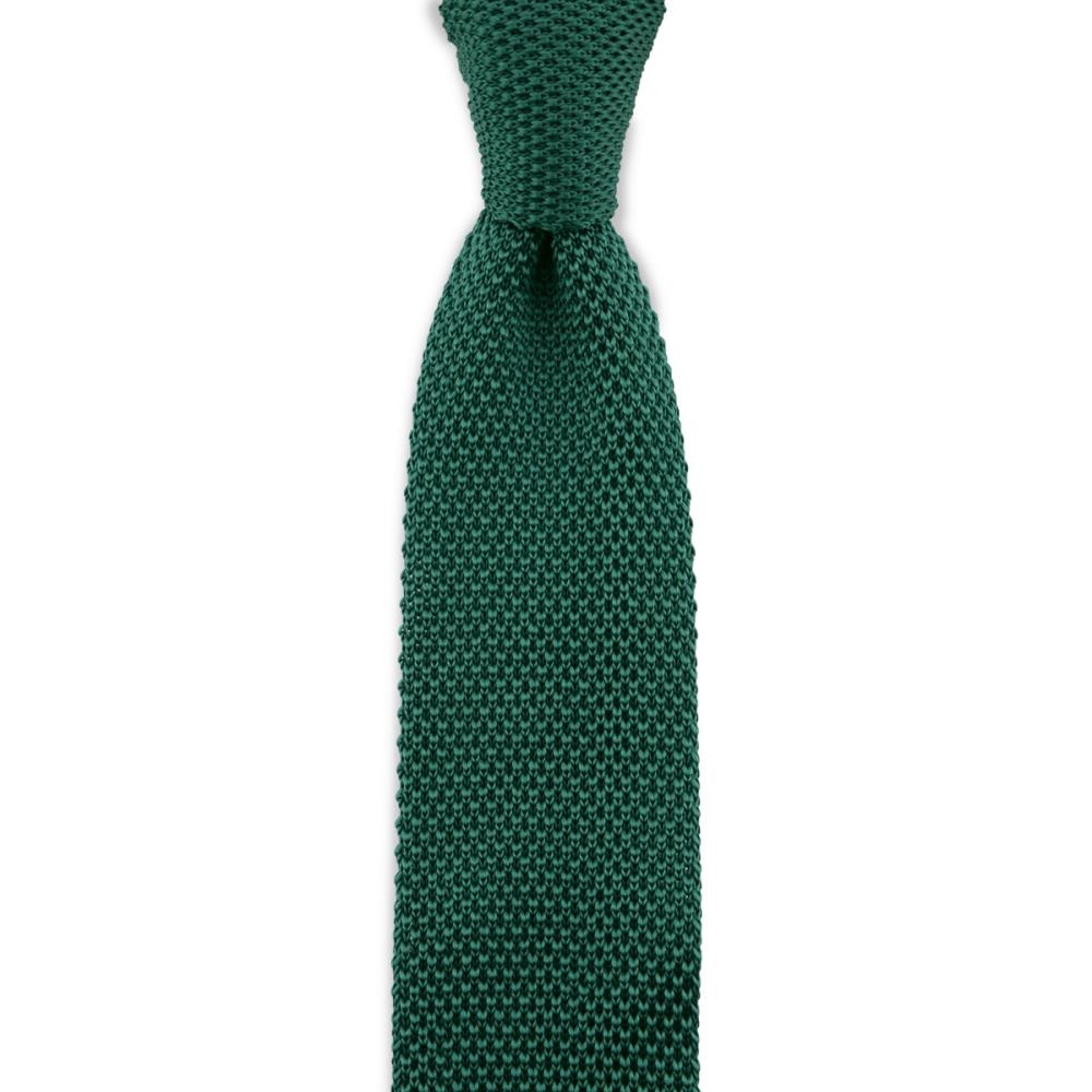 WORK knitted tie bottle green - 1