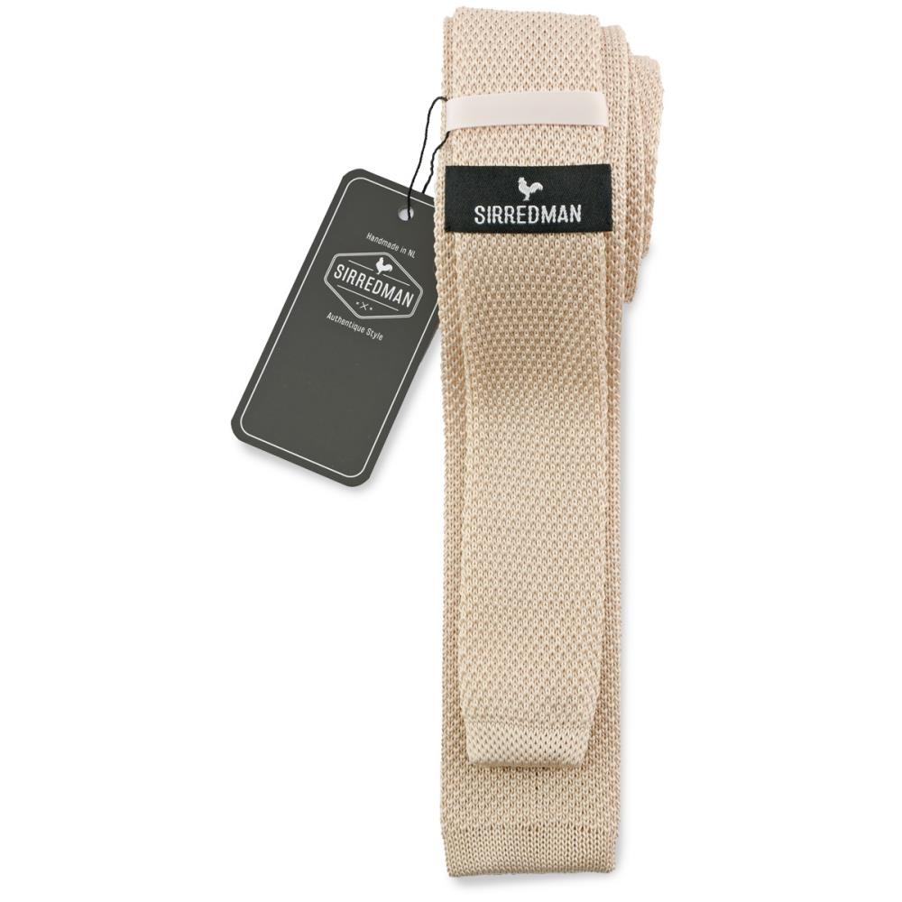 WORK knitted tie champagne - 2
