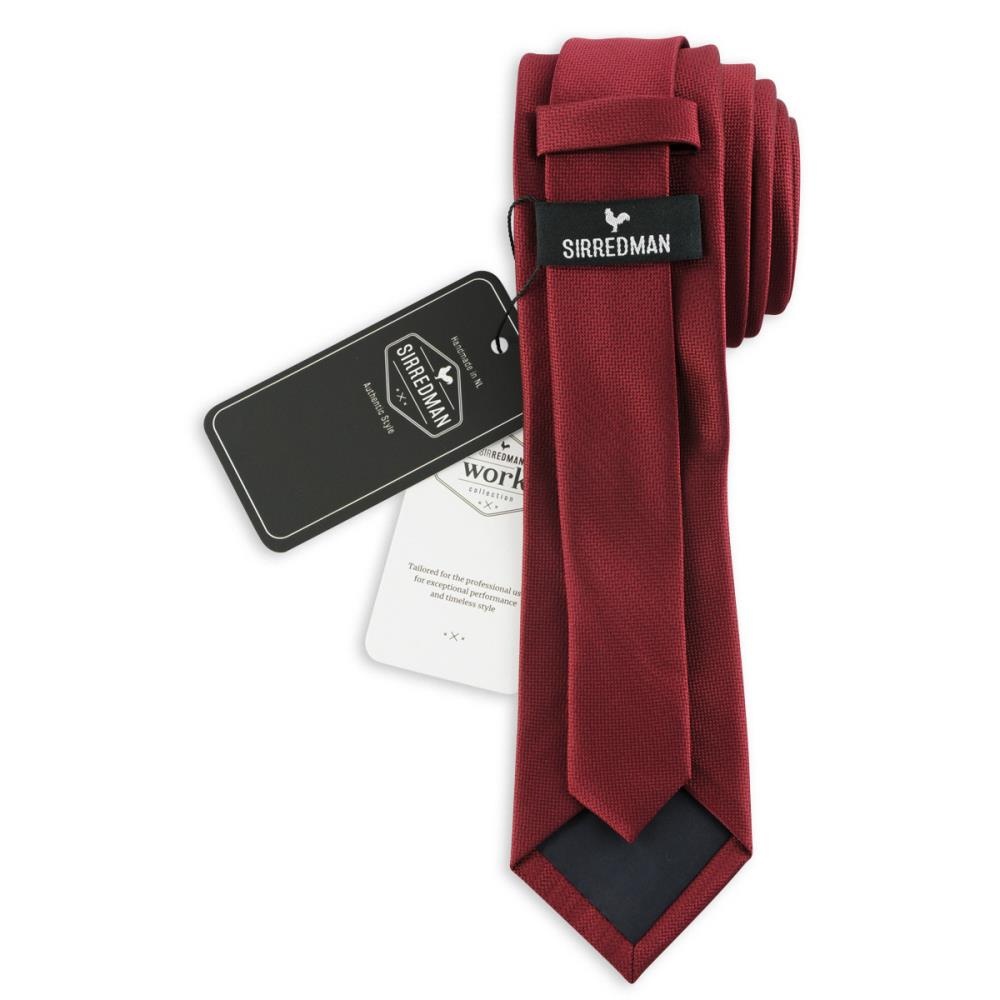 WORK necktie bordeaux - 2