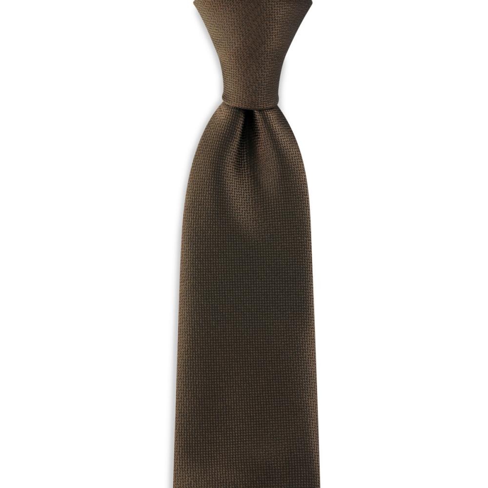 WORK necktie brown - 1