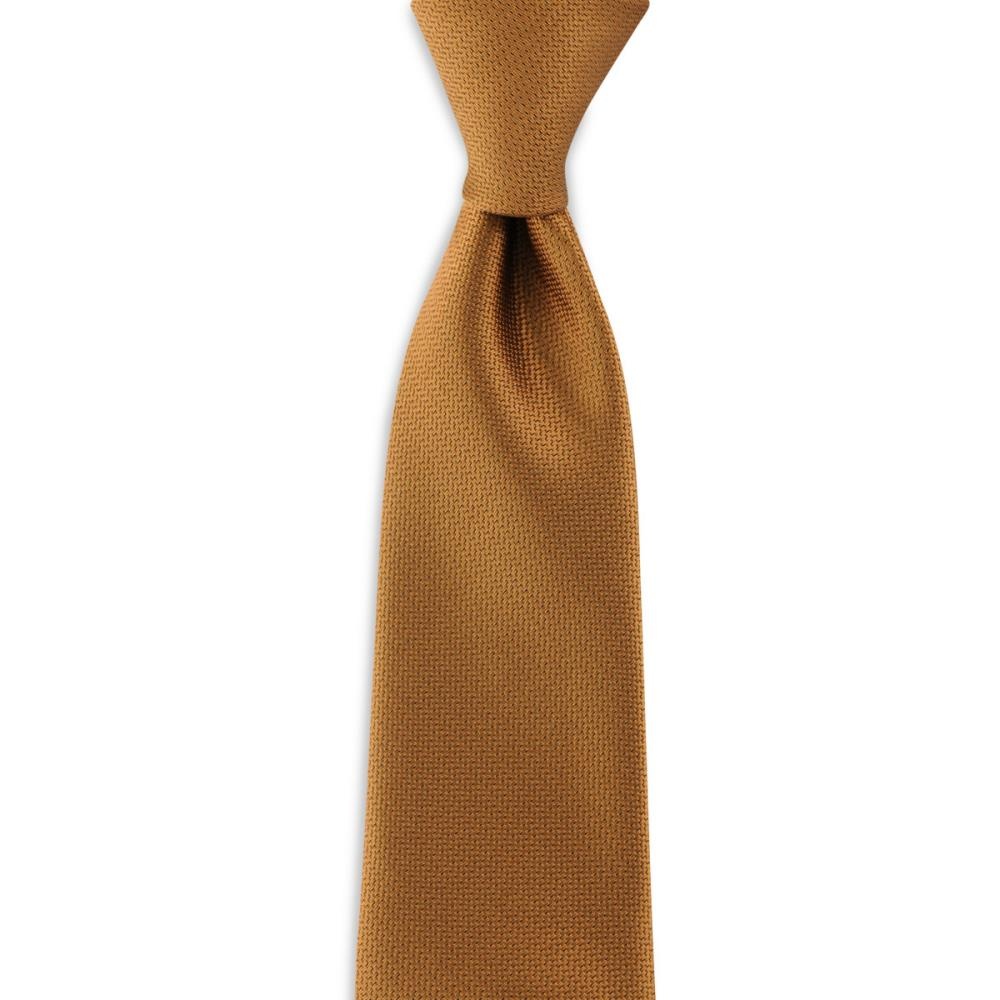 WORK necktie cognac - 1