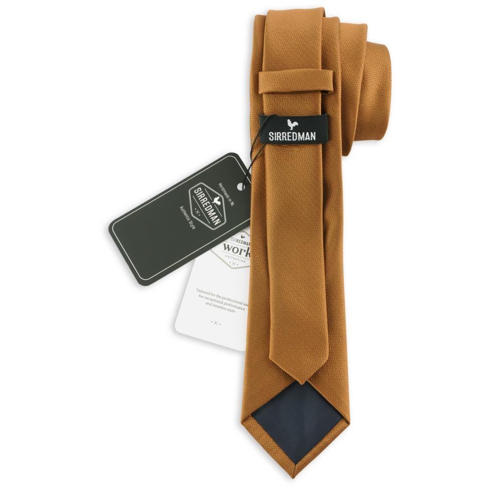 WORK necktie cognac - 2