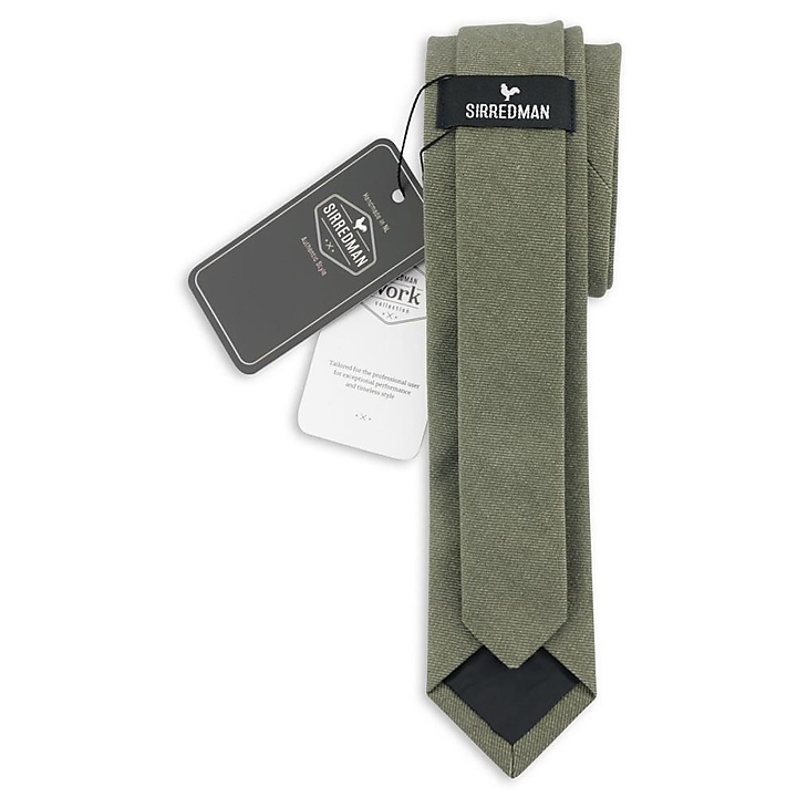 WORK necktie denim green
