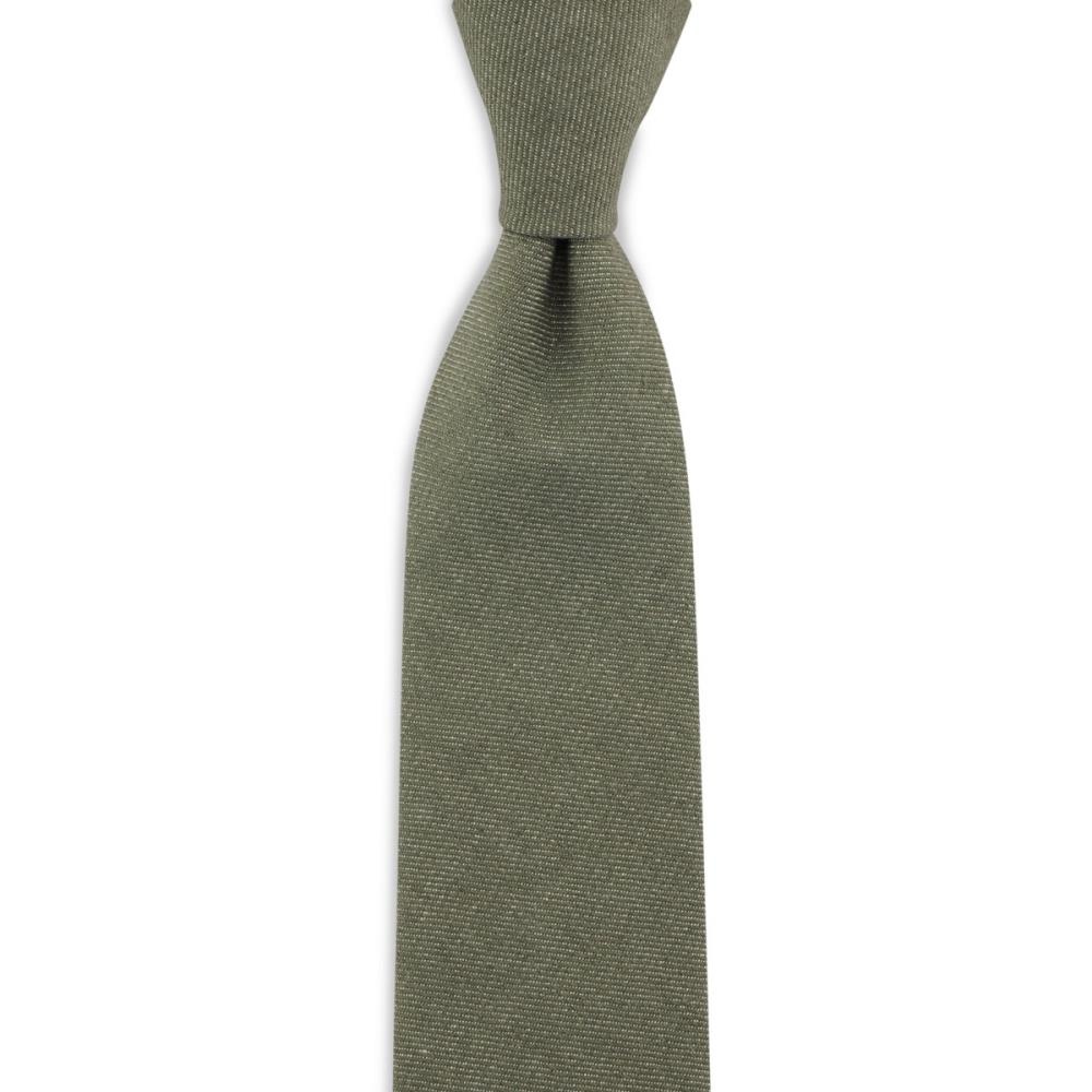 WORK necktie green denim - 1