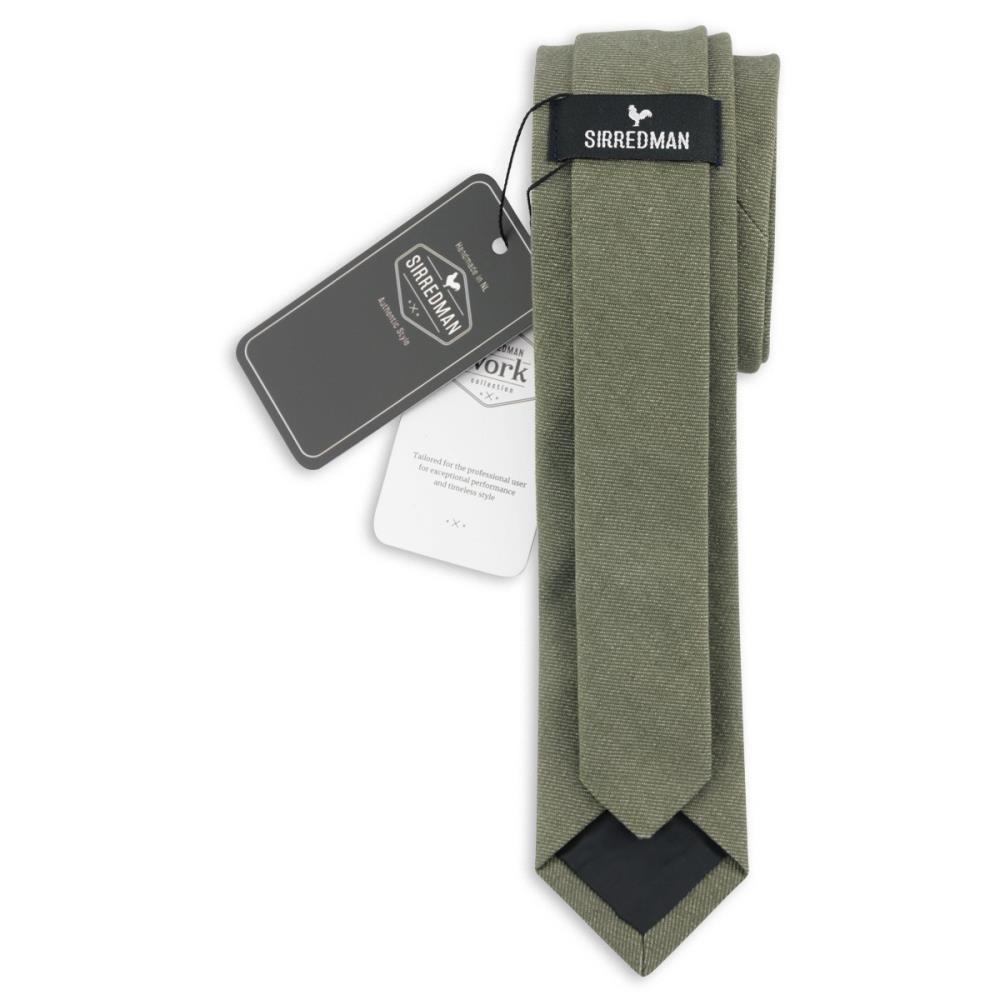 WORK necktie green denim - 2