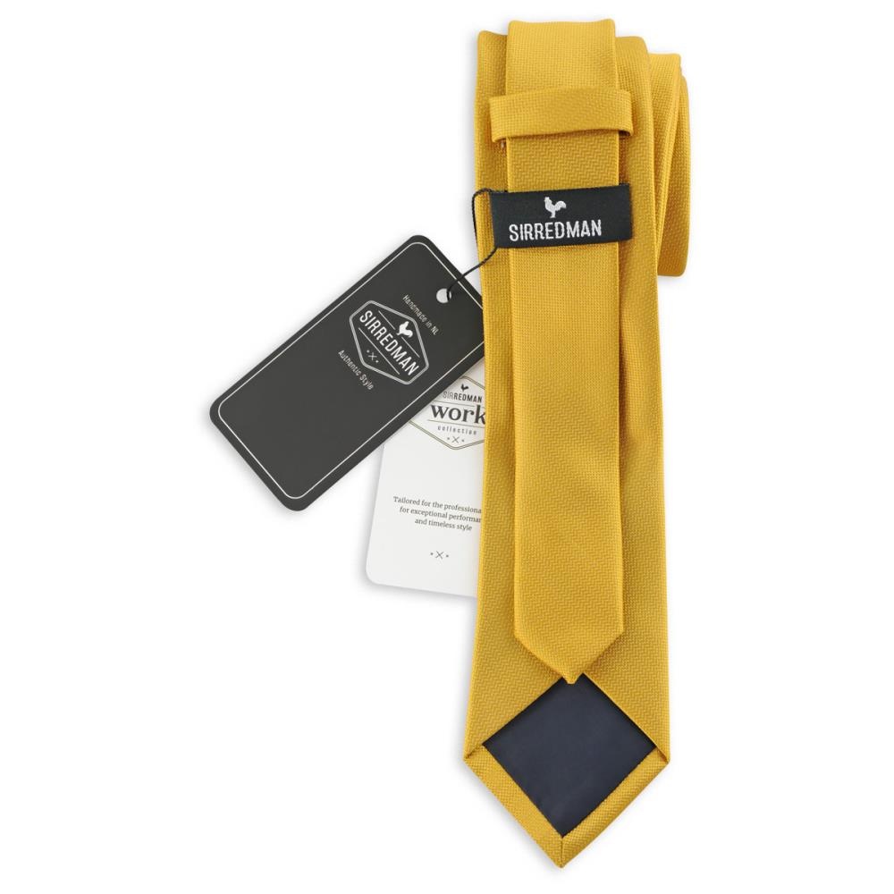 WORK necktie ochre - 2