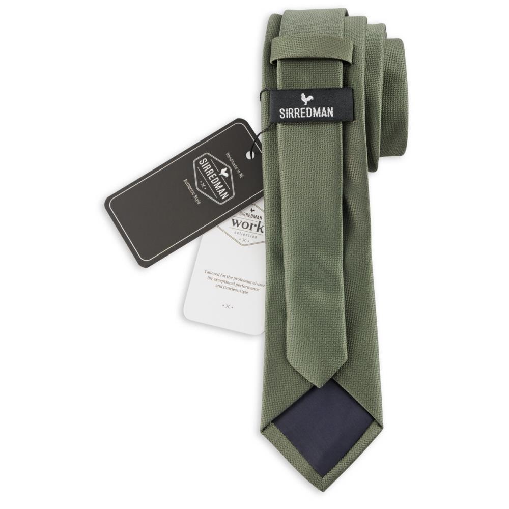 WORK necktie olive green - 3