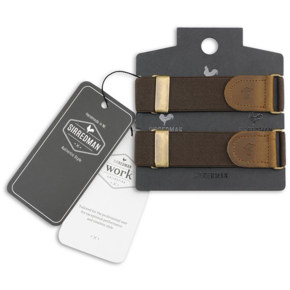 WORK sleeve garters brown - 2