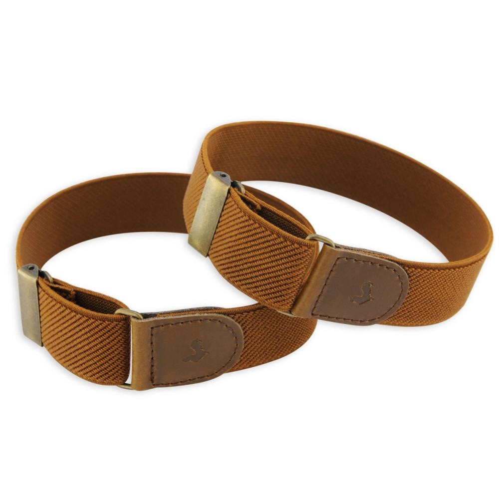 WORK sleeve garters cognac - 1