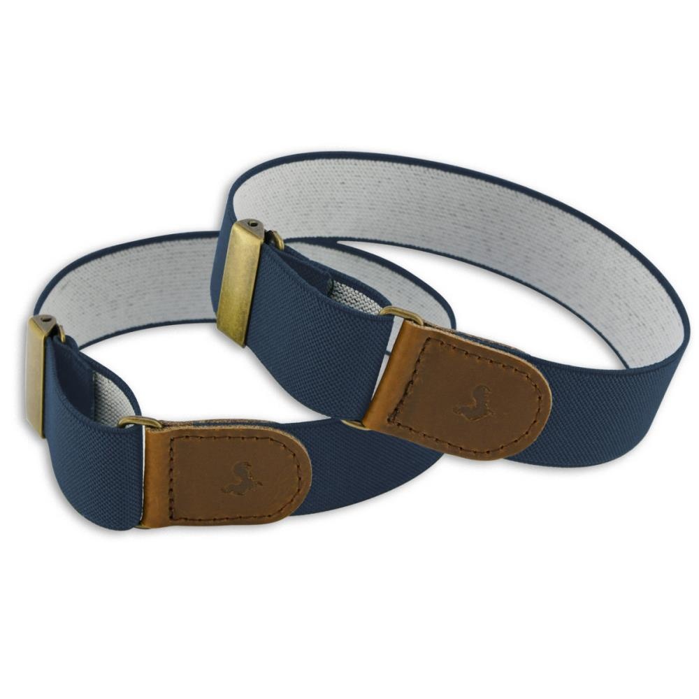 WORK sleeve garters navy blue elastic - 1