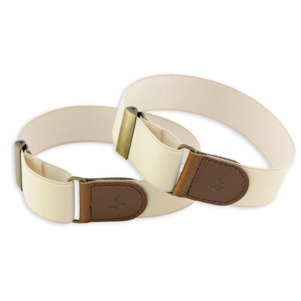 WORK sleeve garters off-white - 1