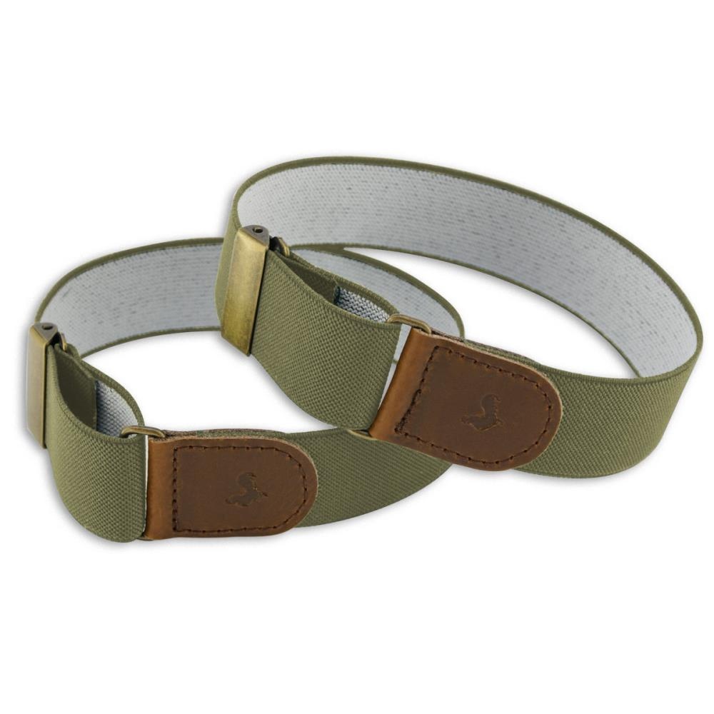 WORK sleeve garters olive green elastic - 1