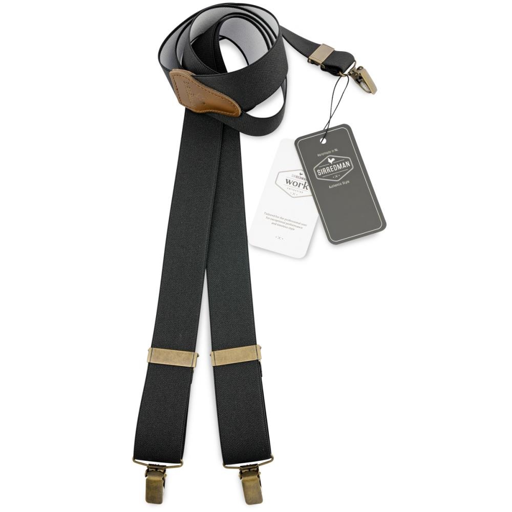 WORK suspenders black elastic - 1