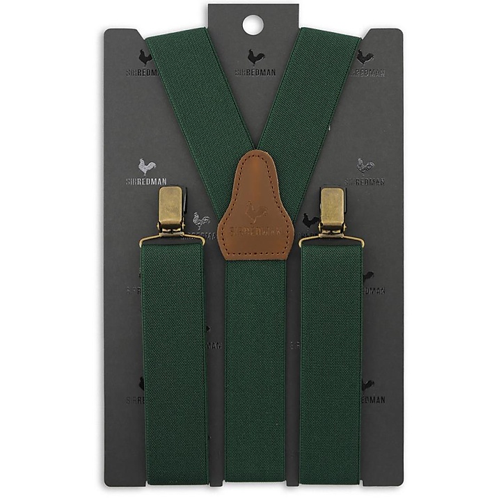 WORK suspenders bottle green