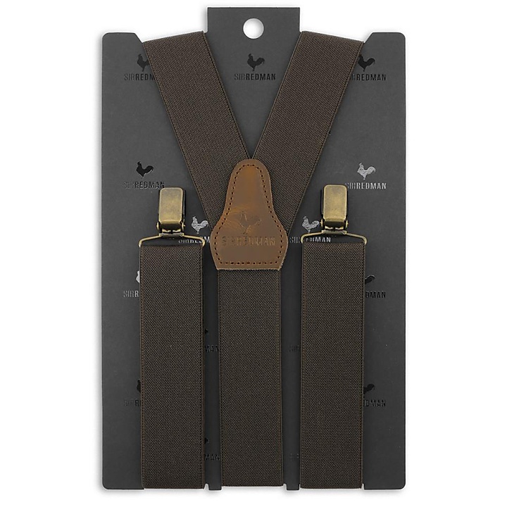 WORK suspenders brown