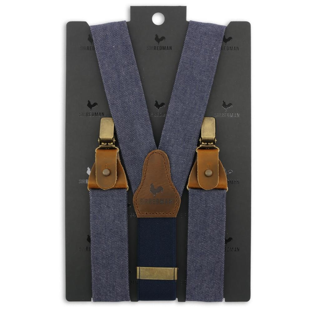WORK suspenders denim blue - 4
