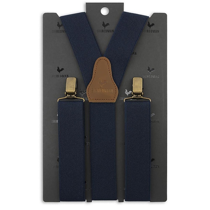 WORK suspenders navy blue