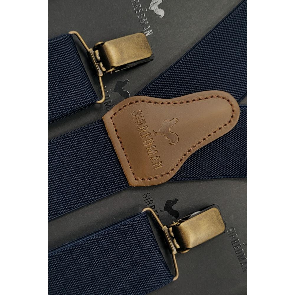 WORK suspenders navy elastic - 3