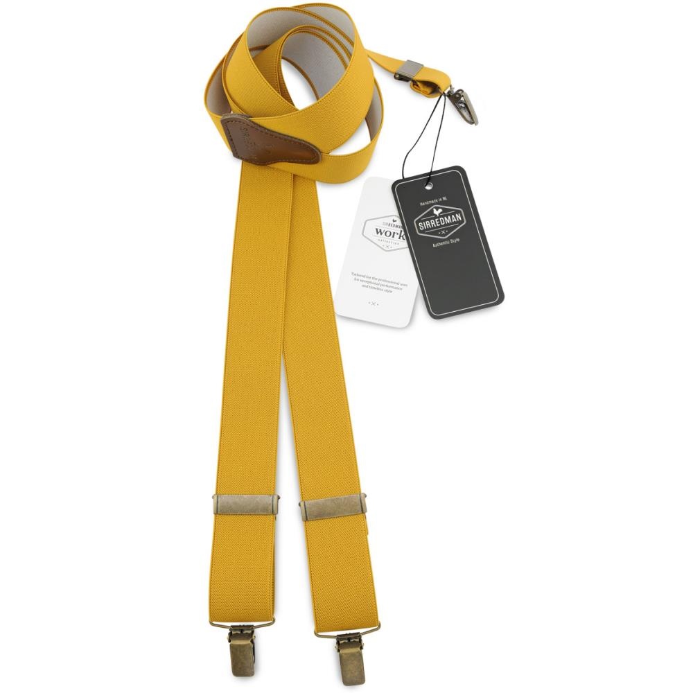 WORK suspenders ochre elastic - 1