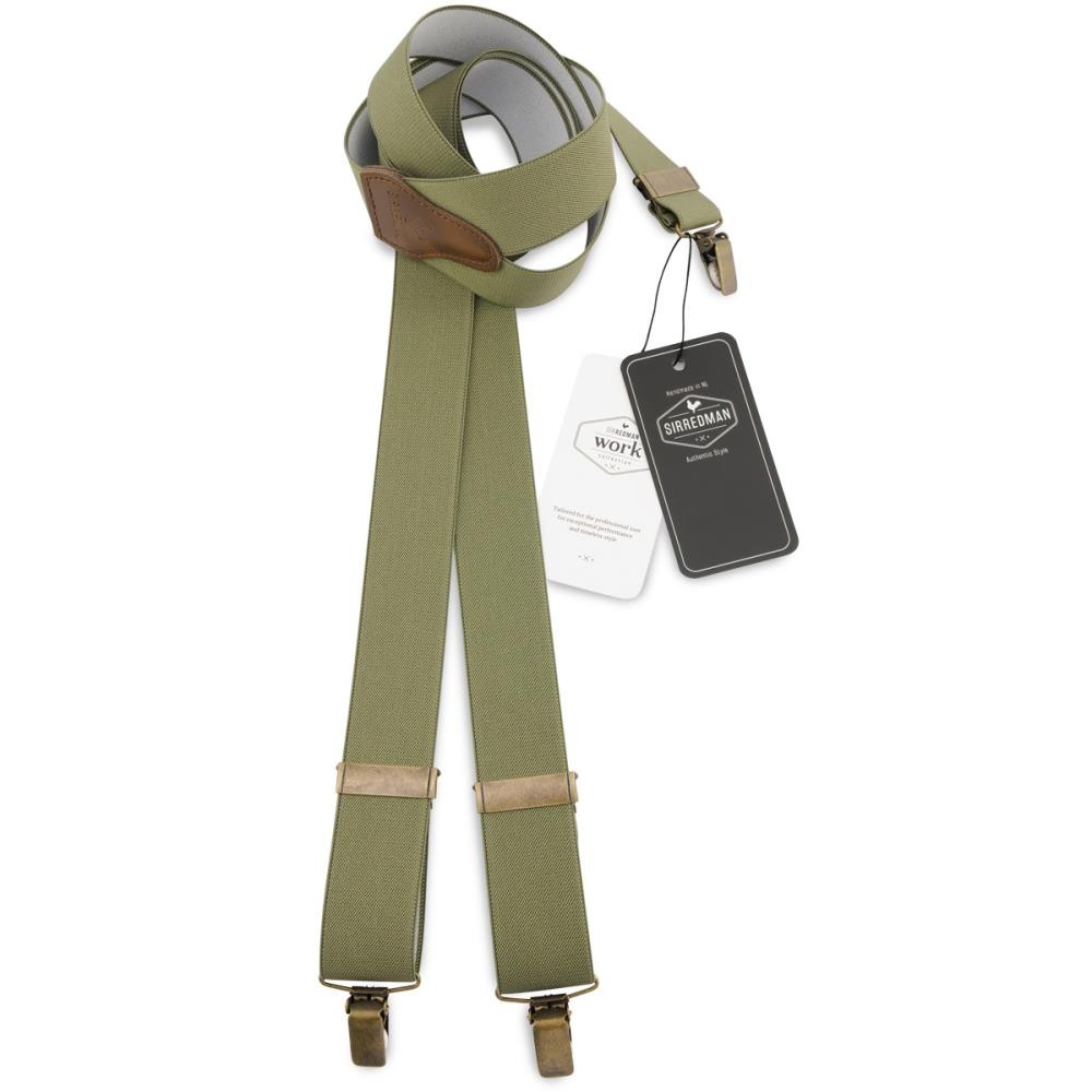 WORK suspenders olive green - 1