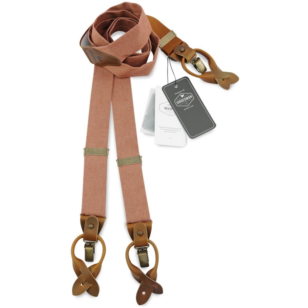 WORK suspenders rusty denim - 1