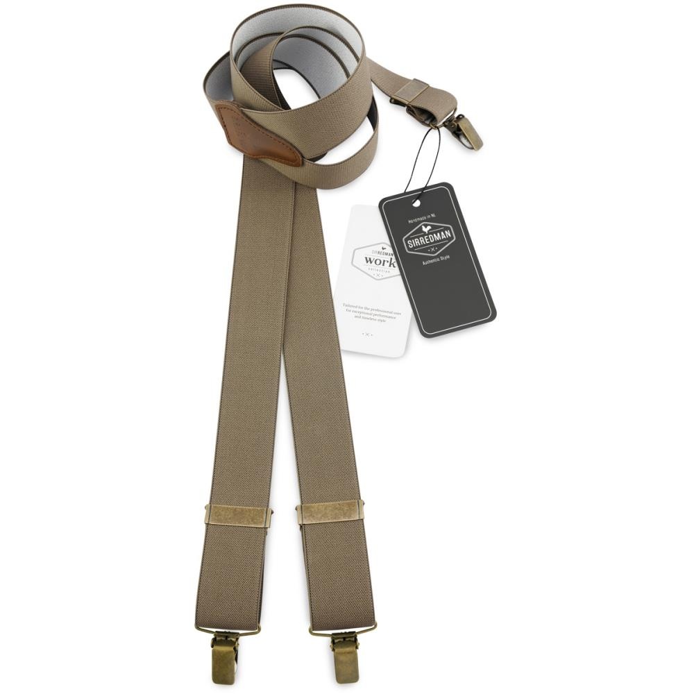 WORK suspenders taupe - 1