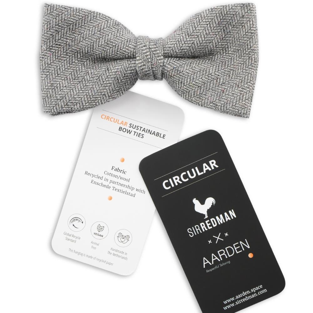 x Aarden bow tie Respectful Ray Grey - 3
