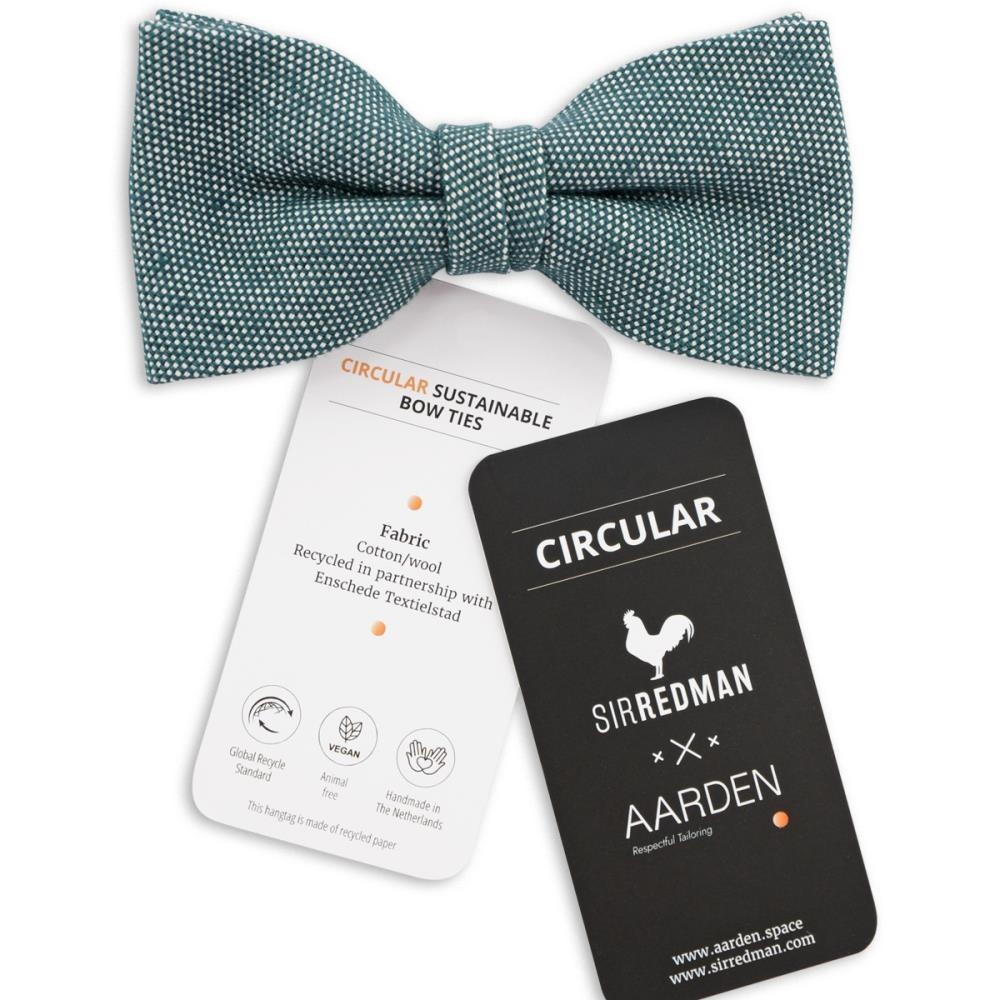 x Aarden bow tie Sustainable Stan Petrol - 2