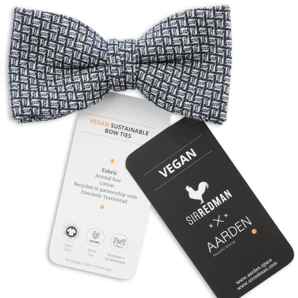 x Aarden bow tie Vince Vegan Blue - 3