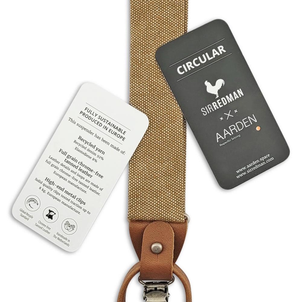 x Aarden suspenders combi pack Sustainable Stan brown - 3