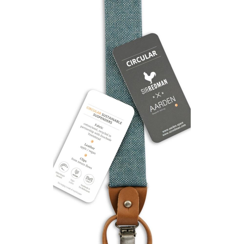 x Aarden suspenders combi pack Sustainable Stan Petrol - 3