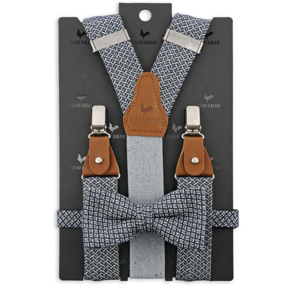 x Aarden suspenders combi pack Vince Vegan Blue - 1