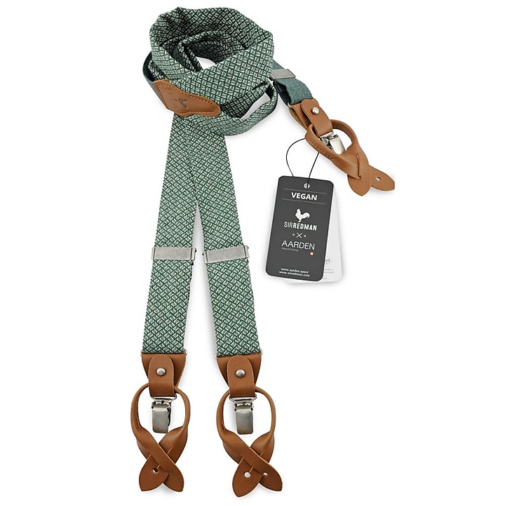 x Aarden suspenders combi pack Vince Vegan Green