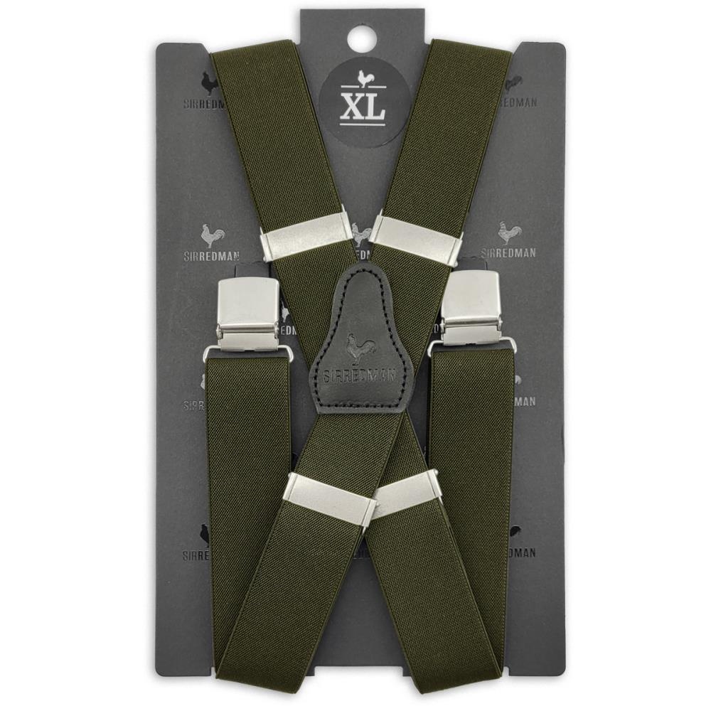 XL suspenders army green - 3