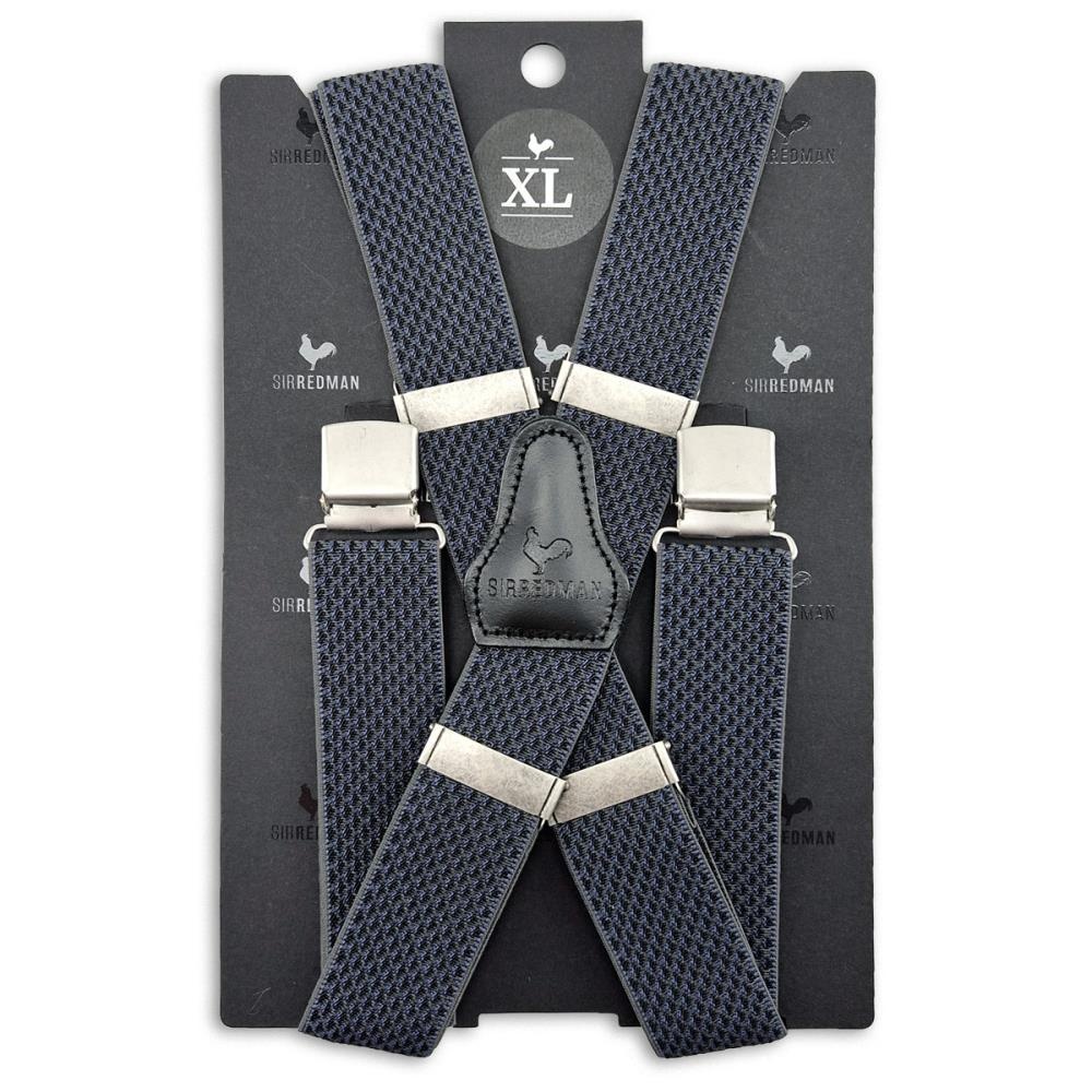 XL suspenders Elegance blue grey - 3