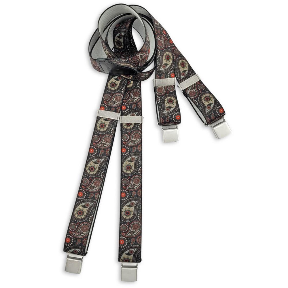 XL suspenders Modern Paisley - 2