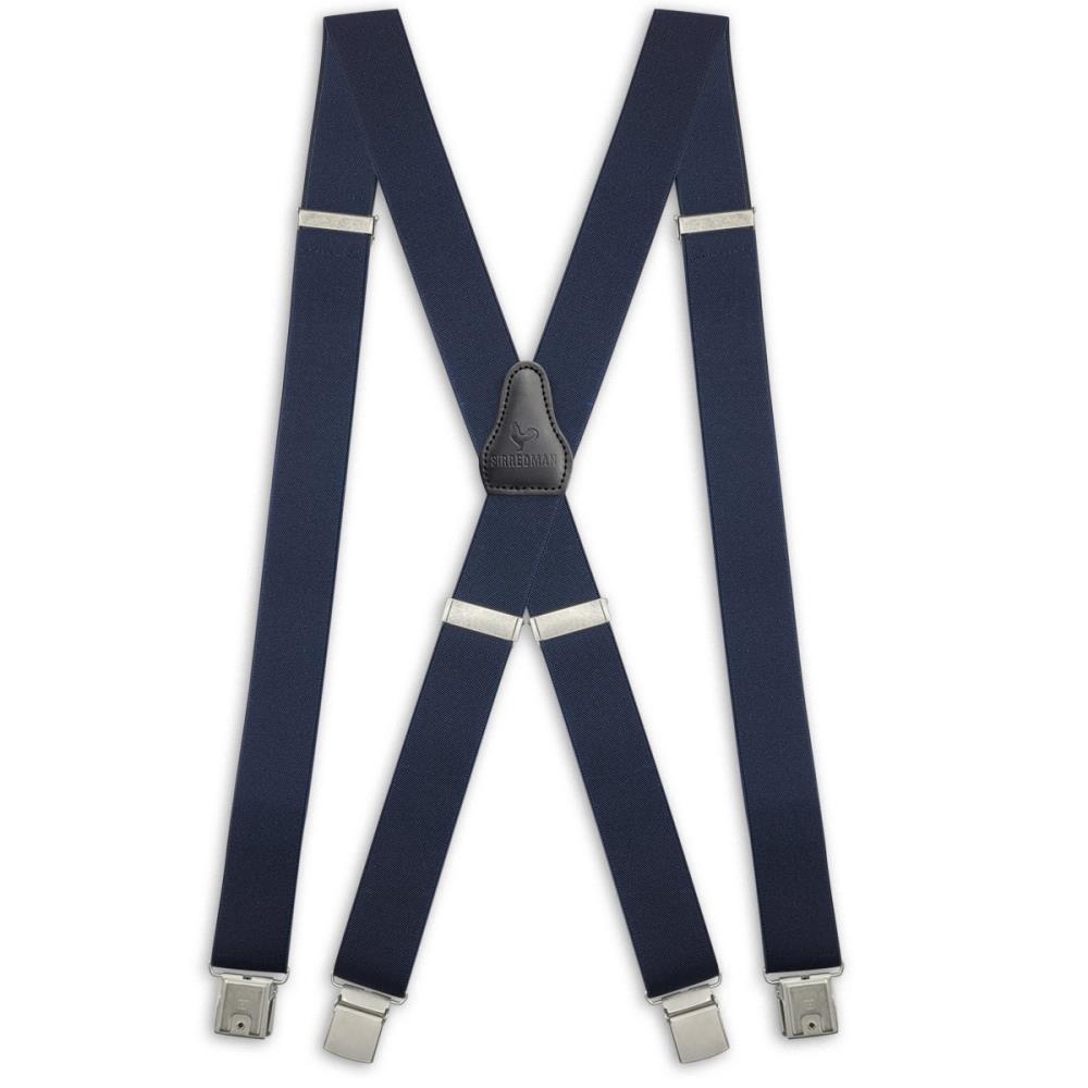 XL suspenders navy blue - 1
