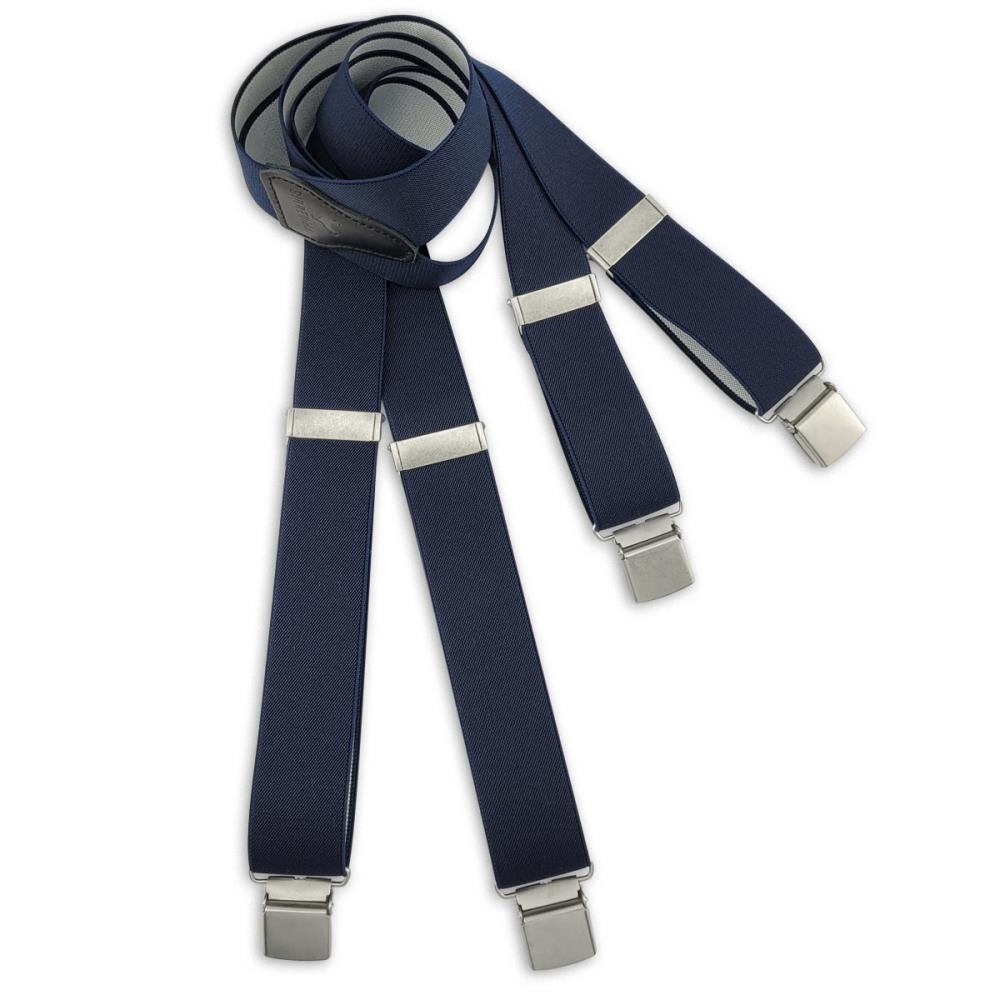 XL suspenders navy blue - 2