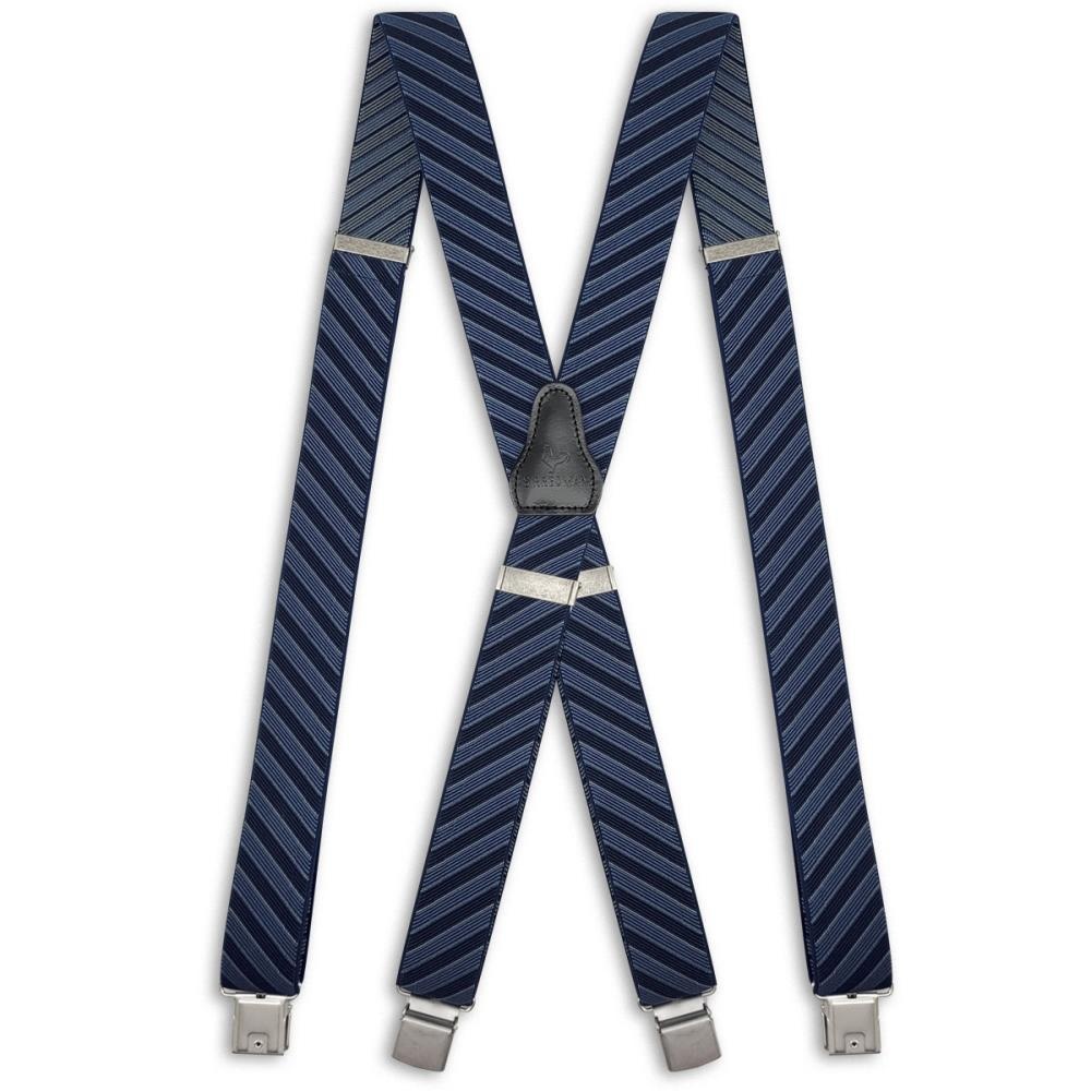 XL suspenders Oblique blue - 1