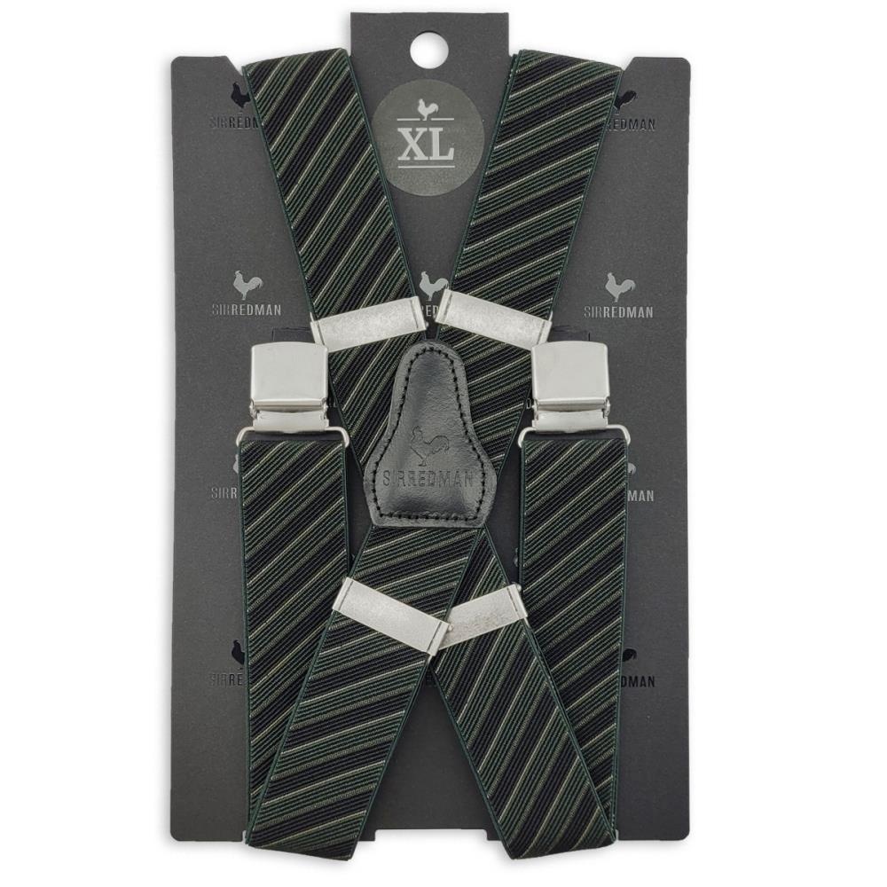 XL suspenders Oblique green - 3