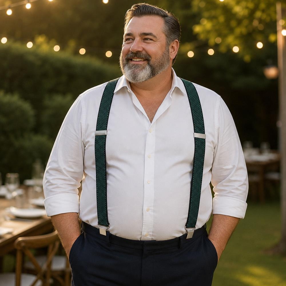 XL suspenders Okay Owen green - 1