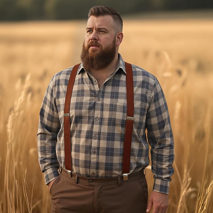 XL suspenders rust