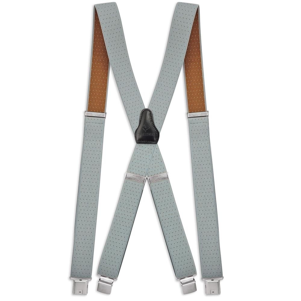 XL suspenders Tiny Dots grey - 1